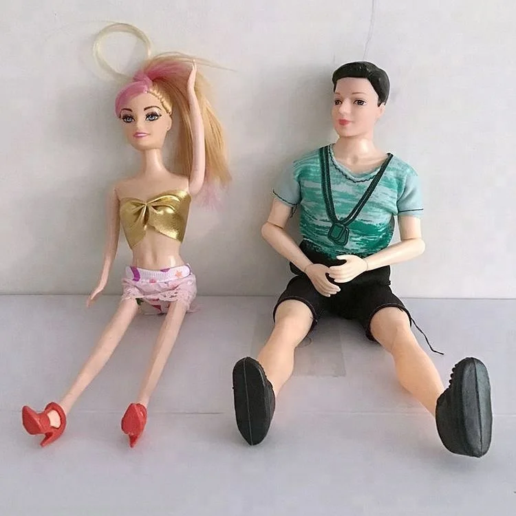 vinyl DIY Assortment family beauty Girl Fashion cloth bathroom accessories Doll Princess baby Kids Toys Birthday Gift Doll toys