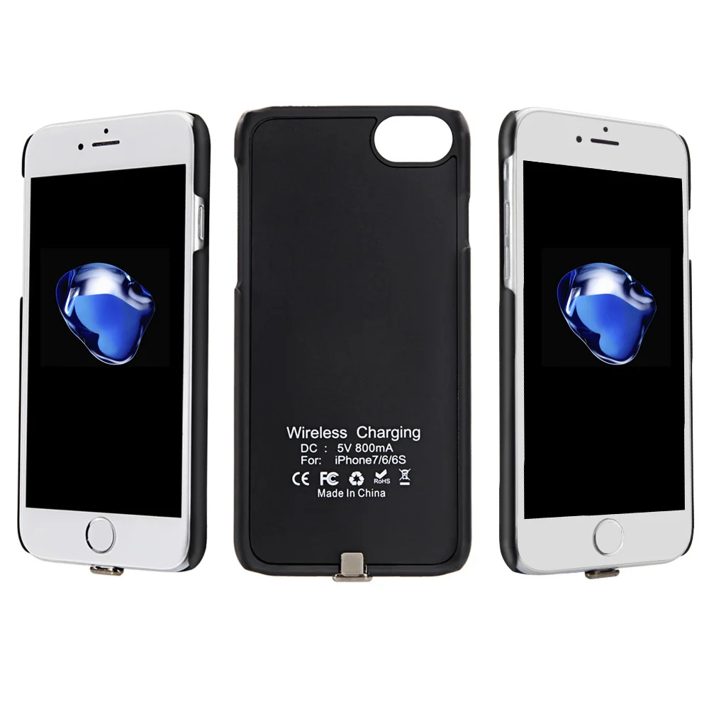 QI Беспроводное зарядное устройство приемник чехол для телефона зарядное устройство для Iphone