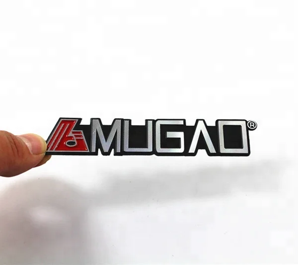 2023 Custom metal nameplate brand logo 3d aluminum nameplate
