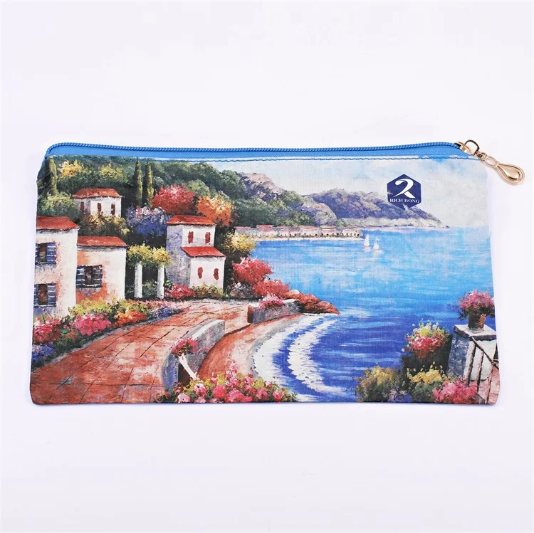 Eco Friendly Waterproof Tyvek Paper Makeup Bags Private Label With Low MOQ