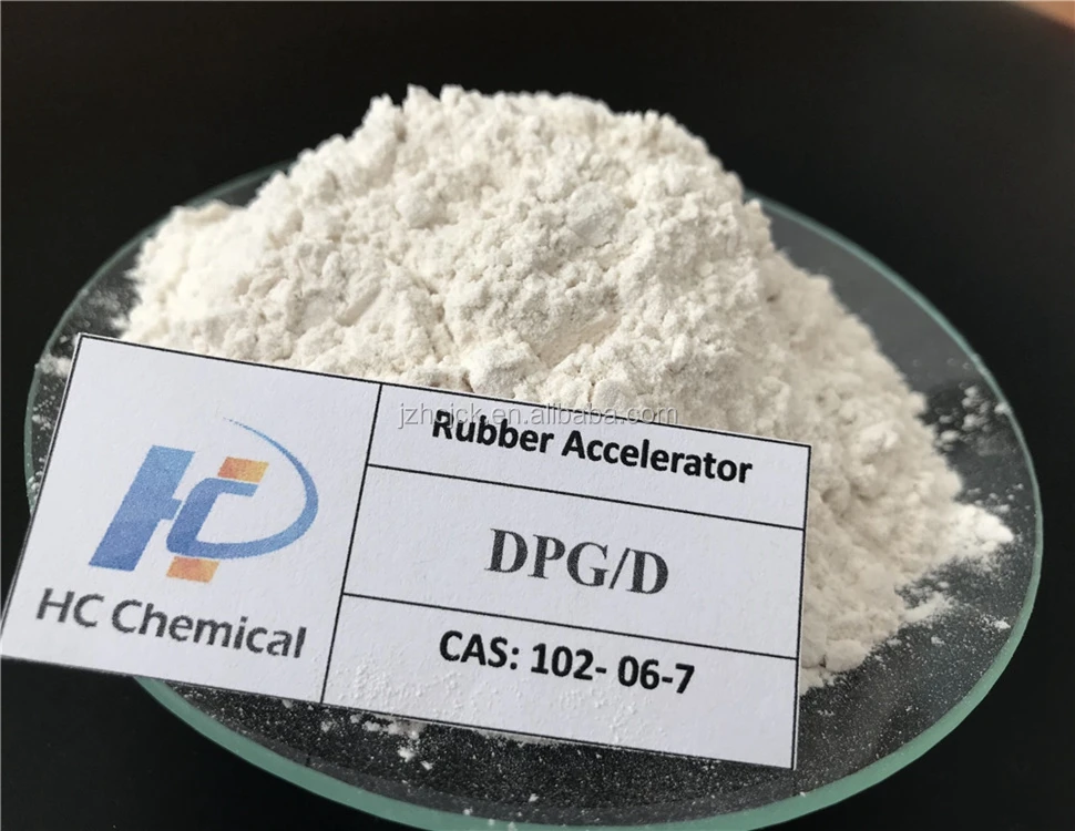 Predispered Vulcanizator Rubber Additives Accelerator DPG (D) rubber belt conveyor CAS NO.102-06-7 For Chemical Products