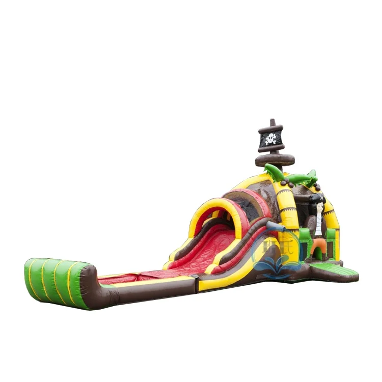 pirate ship commercial bounce house slide games kids inflatable combo bouncy jumper