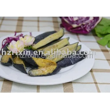 IQF Frozen Fried Eggplant random cut