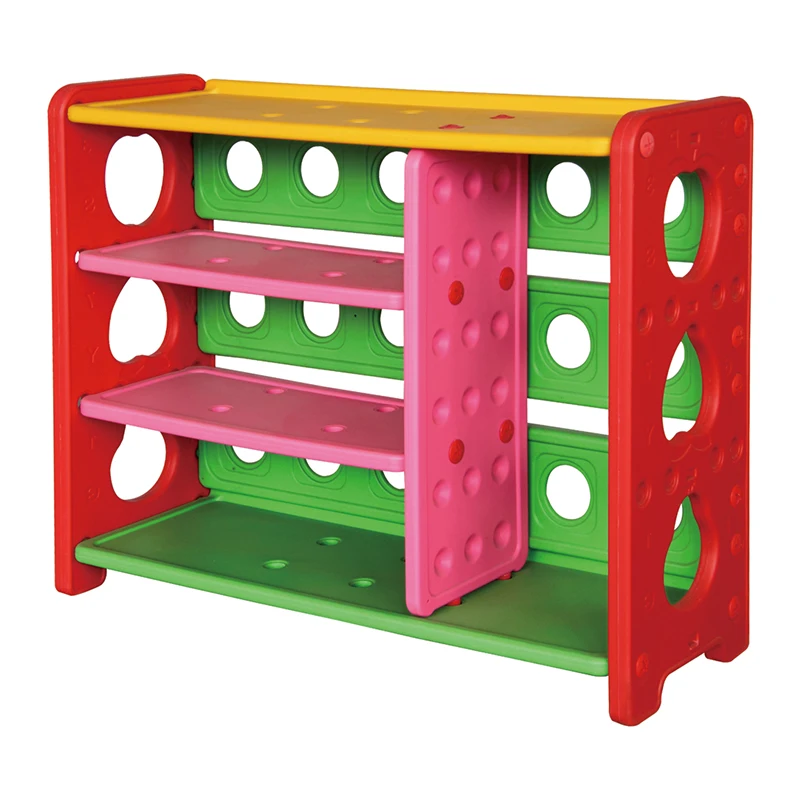 Durable School Plastic Baby Toy Book Shelf