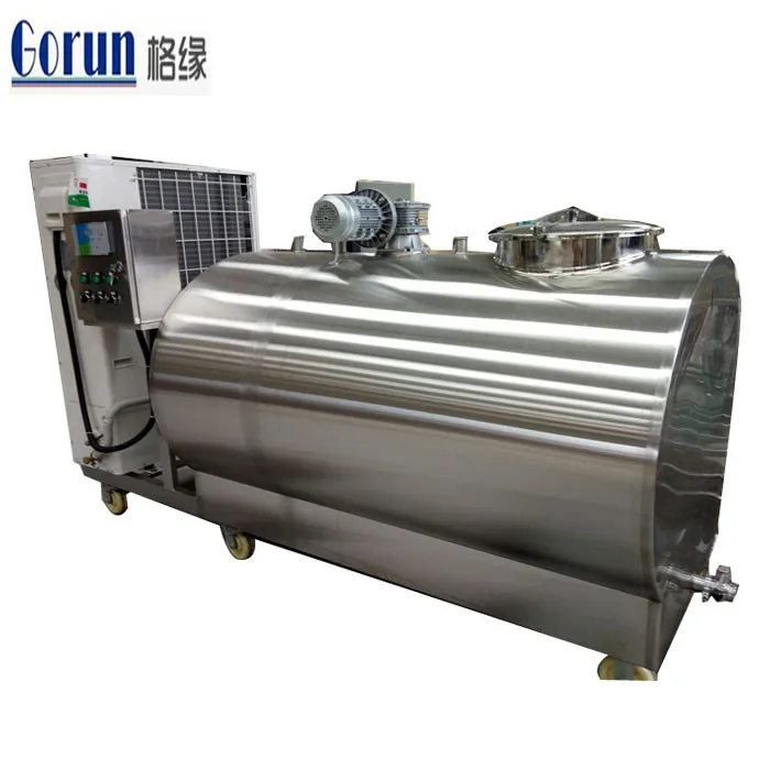 Industrial Small Dairy Milk Processing Machinery Stainless Steel Cooling Storage Tank/ Milk Cooling Equipment