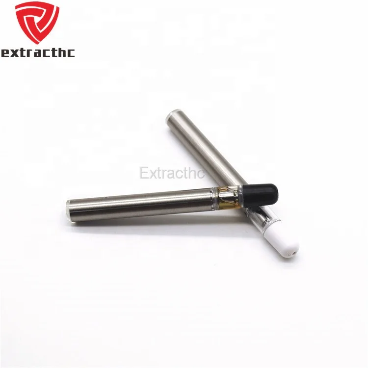 Wholesale cbd vape ceramic core vape cartridge buttonless battery automatic disposable vaporizer pen