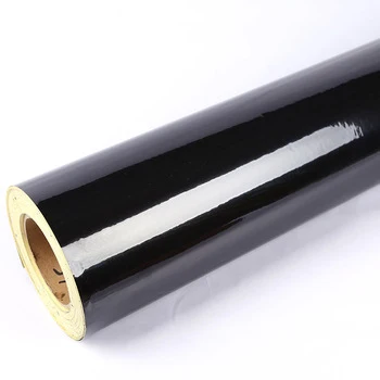 Black Car License Plate Grade Reflective Sheeting Vinyl Film