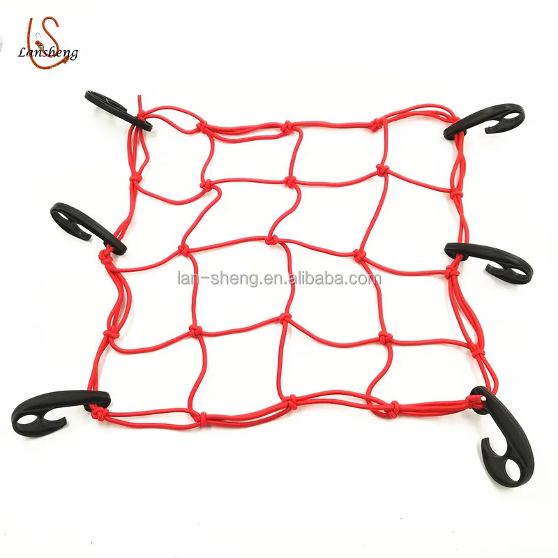 small bike cargo mesh net with 6pcs hook