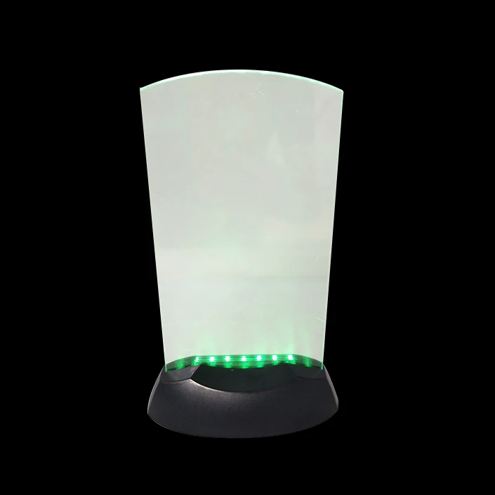 Lincond Led Light Table Menu Stand Power Bank Holder With Acrylic