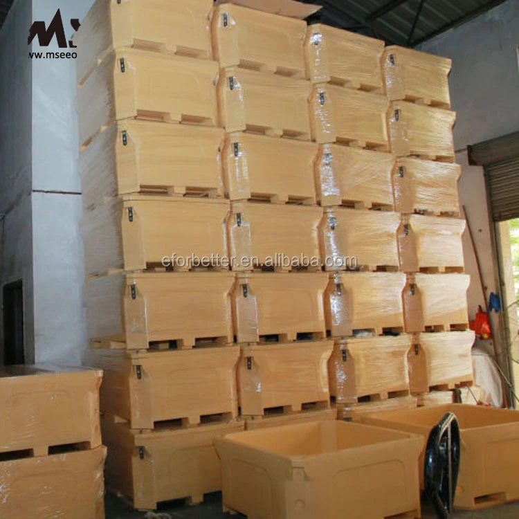 Fish Box Fishing Tackle Flask Plastic Rotomolded Cooler Ice Box 200L