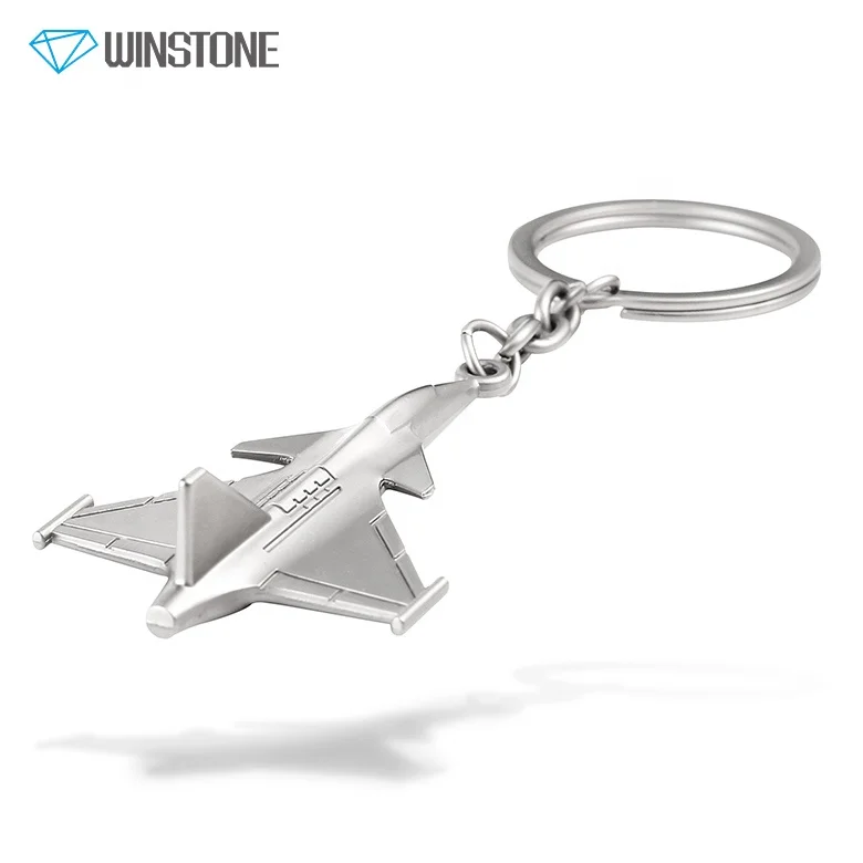 3D Model Keychain Fighter Jet Aircraft Metal Model For Business Gift