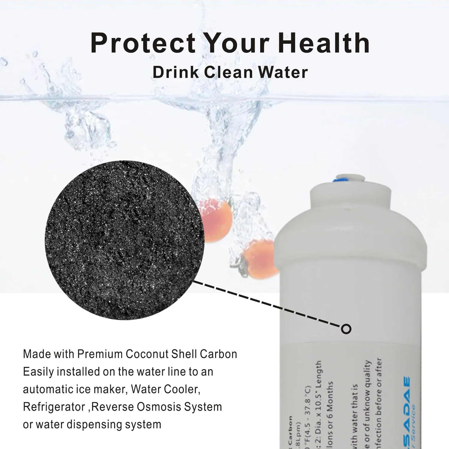 
Culligan IC-100A comparable Inline Refrigerator/Ice Maker Filter 