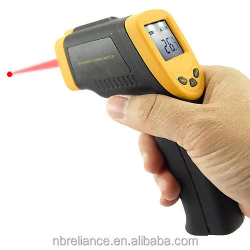 Digital Surface Heat Temperature Temp Gun Measuring Up to 1022F degree Laser IR Infrared Thermometer for Industry