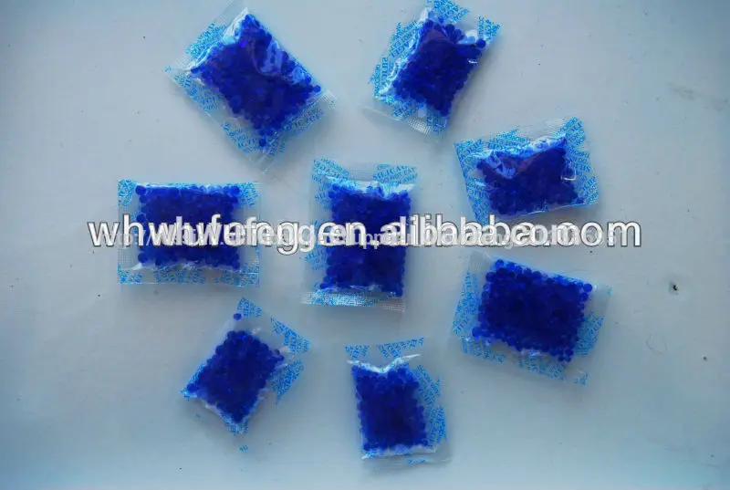 голубой гель кремнезема влагопоглотителем