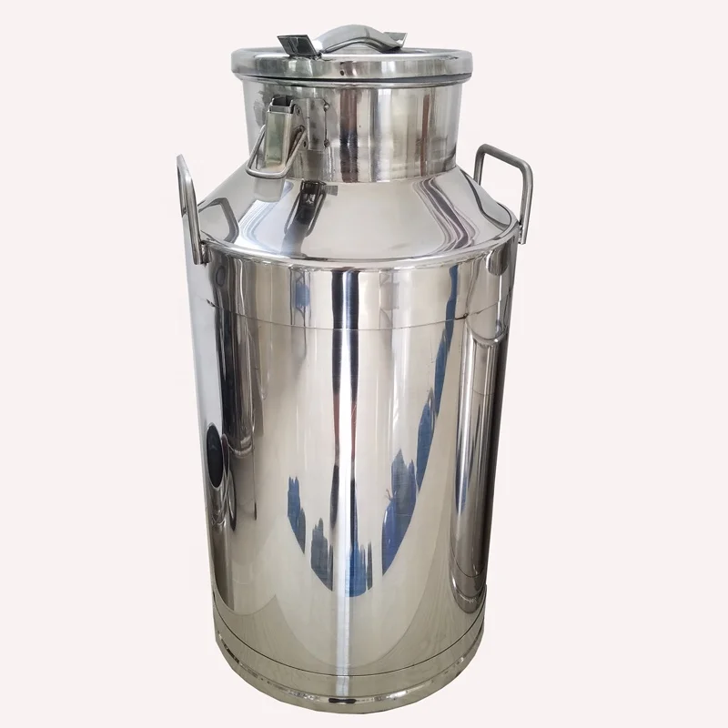 50 liter milk barrel SUS 304 milk transport bucket for dairy farm