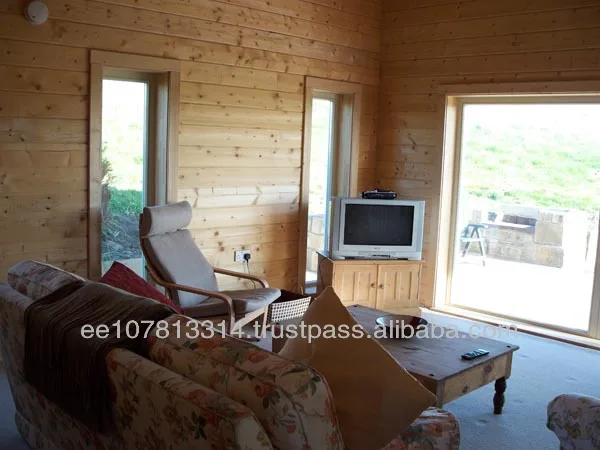 
Energy Efficient Prefab House Kit Print Residential Log Cabin Low Carbon Foot 