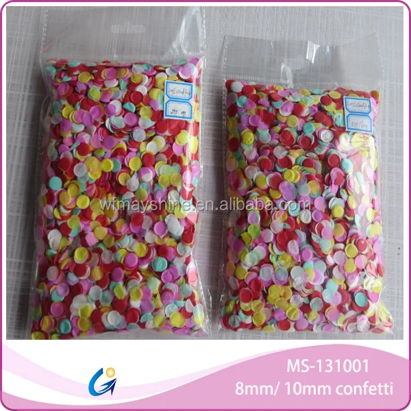 Wedding Favors 1cm Round Confetti for Poppers