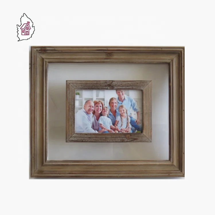 
Natural Wood and Glass Material Multiple Collage Photo Frames 