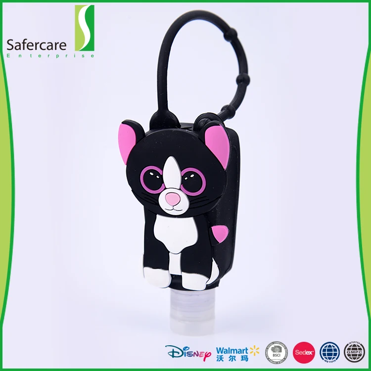 Силиконовые карман держатель для очистки гель путешествия безводной дезинфицирующее средство для рук