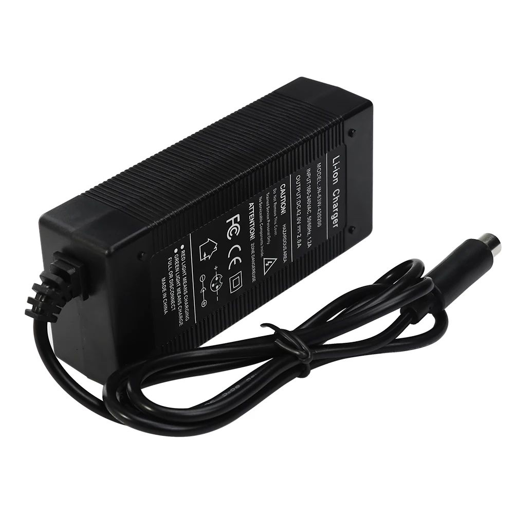 42V Charger Output 2A Input 100-240V AC for Turboant X7 36V 10S Battery Pack AE Board DC 5.5 X 2.1MMJack Plug
