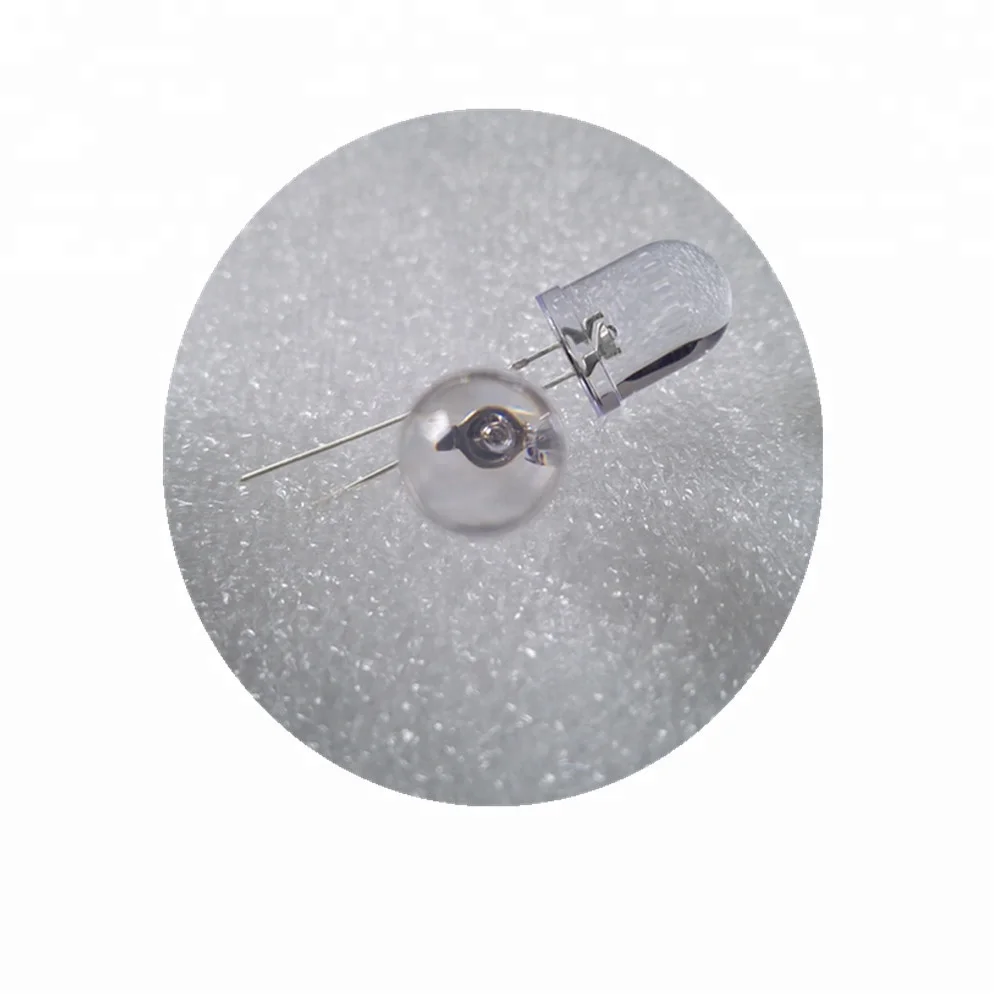 Difused lens 10mm yellow Round led