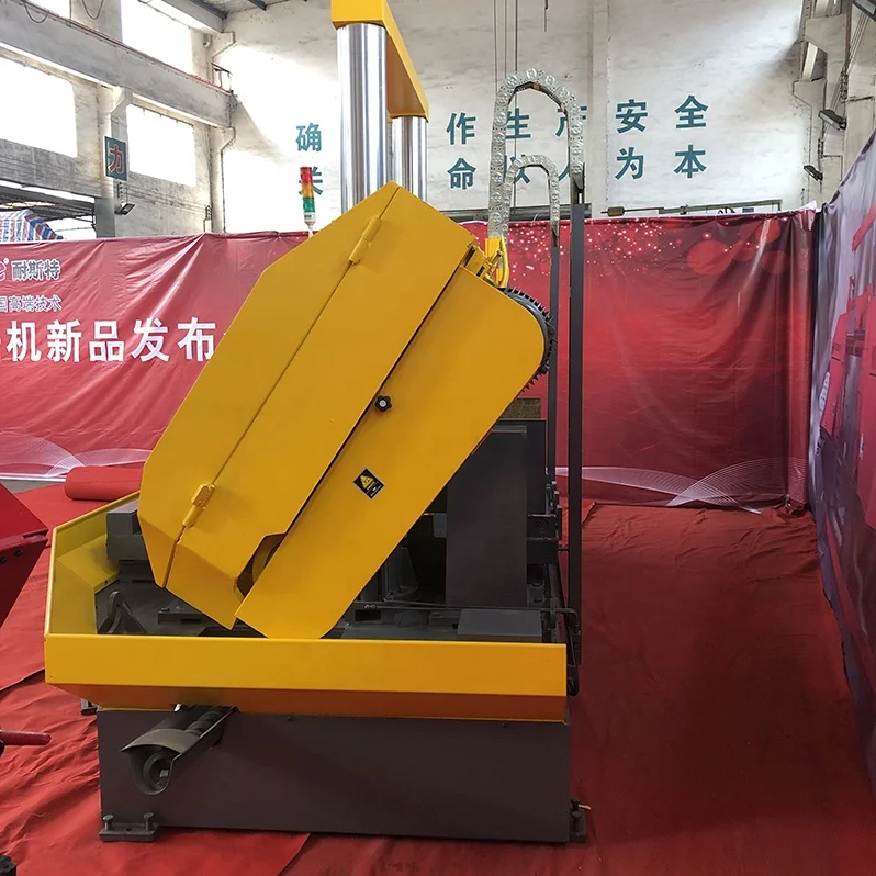 
High Quality Double cylinder Semi Automatic ODM Iron Metal Cutting Die Steel CE ISO Horizontal Band Sawing Machine NST130-80 