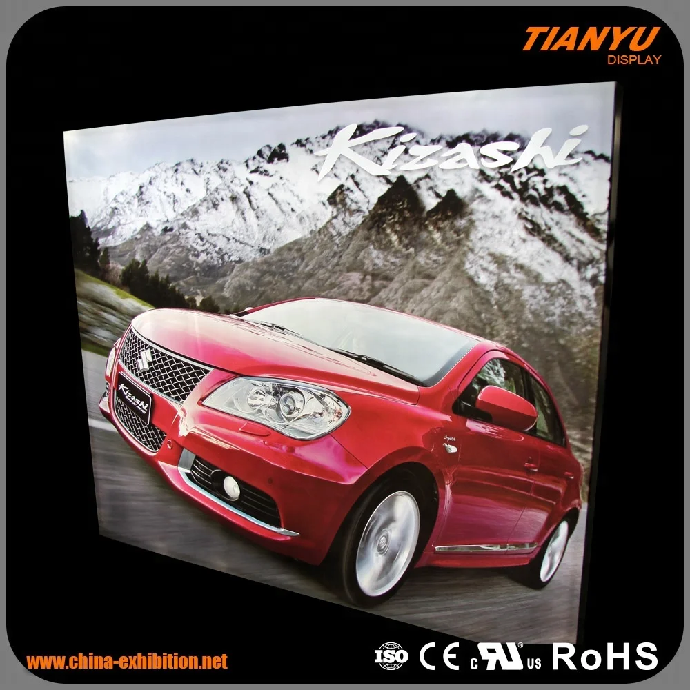 Free Standing Frameless Outdoor LED Fabric Light Box Sign