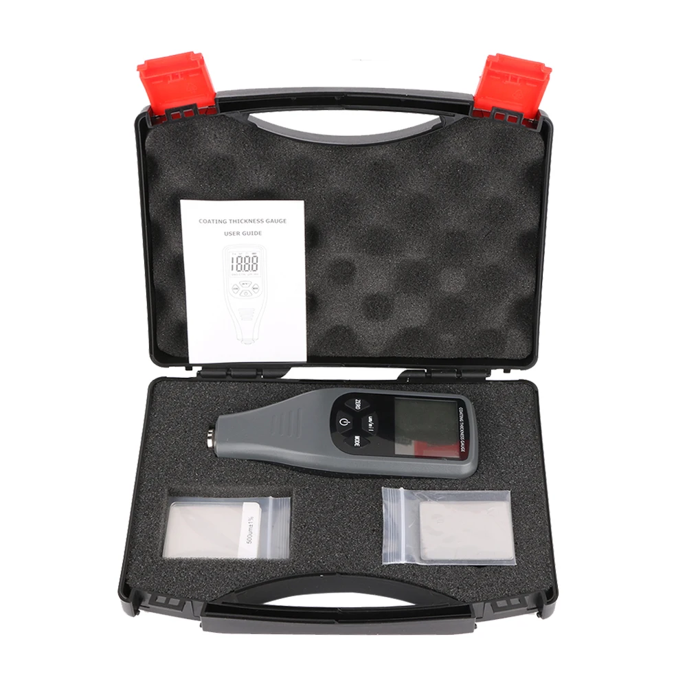 Coating Thickness Gauge Digital Coating Paint Thickness Gauge Meter Tools Ferrous and non-Ferrous 2 in 1 RZ240