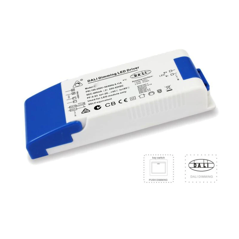 
16-18W DALI Dimming LED Driver With Push No Flicker 