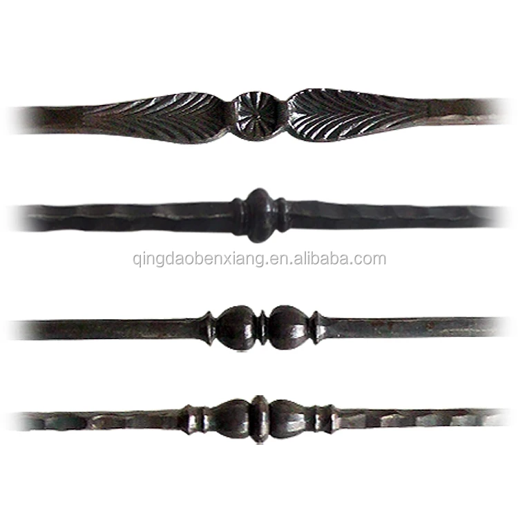 Хорошее Качество Китай опт Кованое железо стальные балясины кованые части железного забора