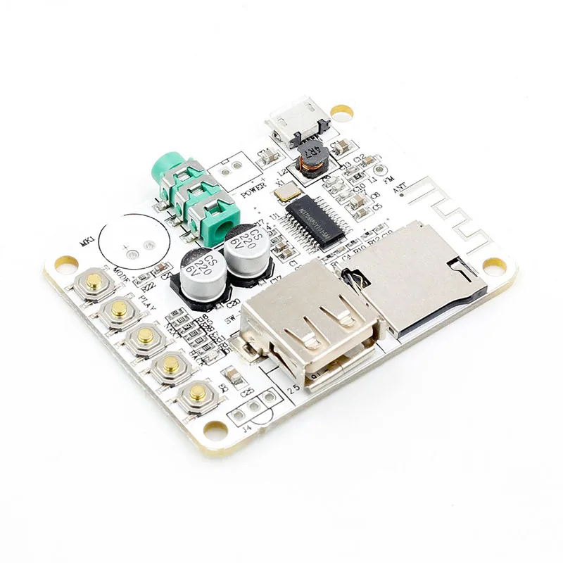 BT Audio Receiver Digital Amplifier Board With Usb Port Tf Card