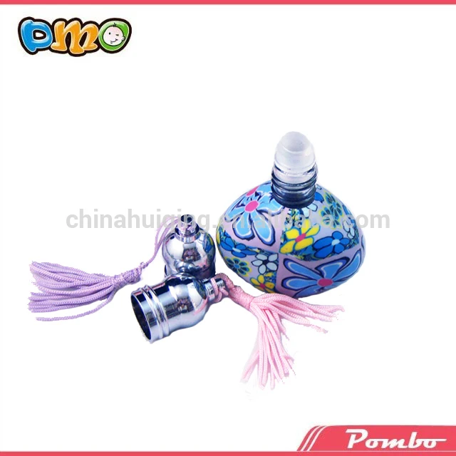 Мода традиционный ручной работы на 15 мл ролл-на полимерная глина бутылка