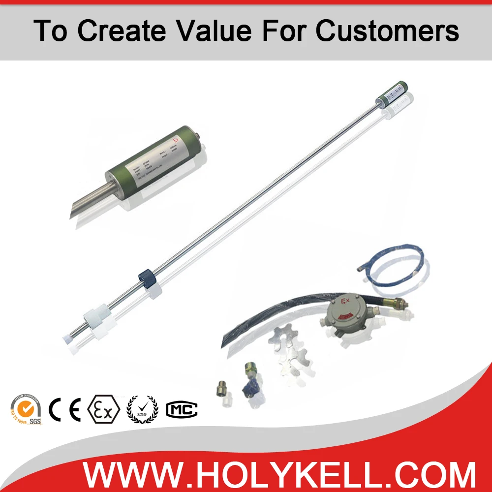 Holykell топливных насосов жидкость баке азс ATG system магнитострикционных зонда