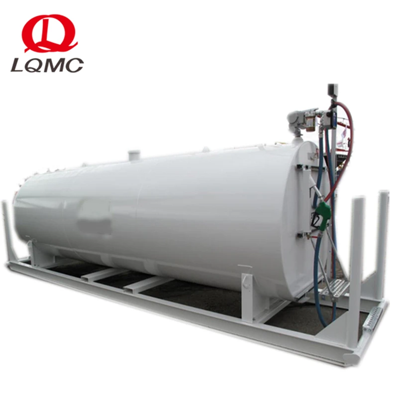 Double walled aviation fuel storage tank