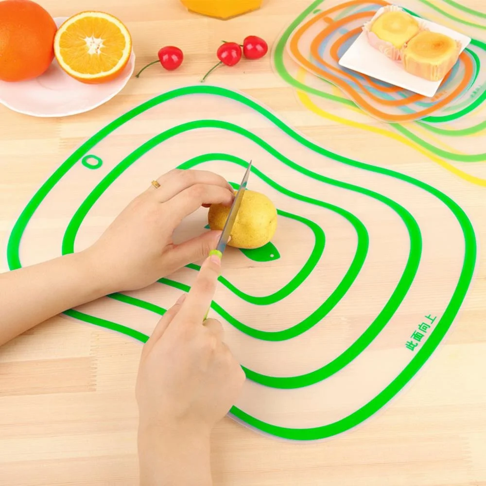 Wholesale kitchen tools resin matte classification chopping board non-slip fruit cutting board transparent household cutting boa