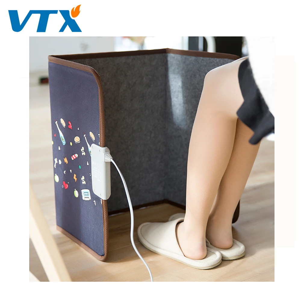 High Quality Tip-Over Protection Massage Electric Leg Warmer, Heat And Massage Pad with heating film