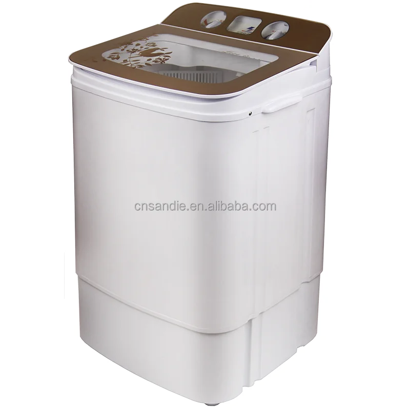 5.0kg single tub semi automatic mini glass washing machine