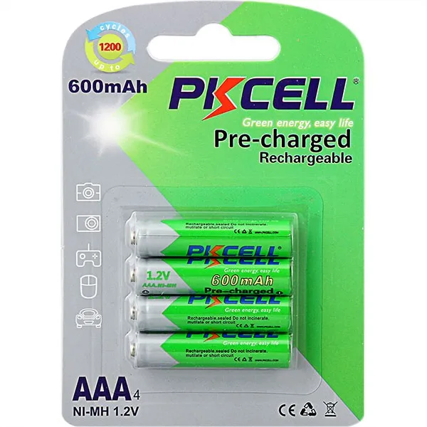 High Quality Ready To Use NIMH Rechargeable Batteries 1.5V AAA Nimh Batteries AAA 600mAh