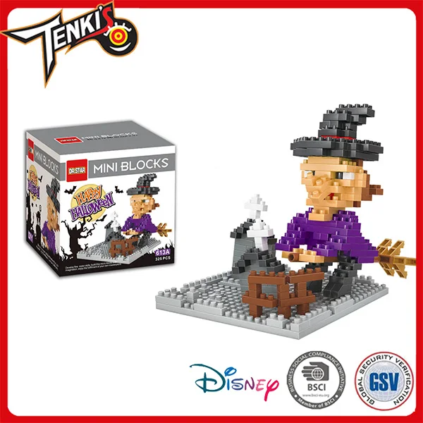 Halloween funny decoration intellect toys mini building blocks for kids
