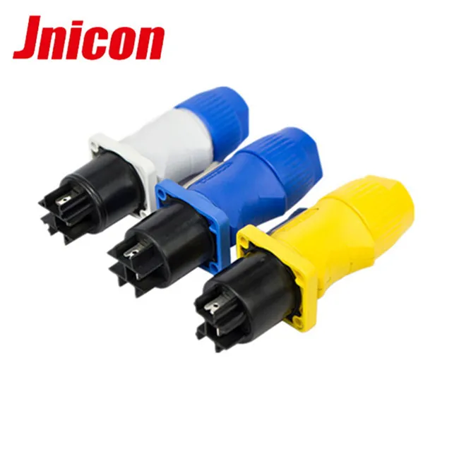 3-Полюсные водонепроницаемый IP44 Портативный вилку и разъем