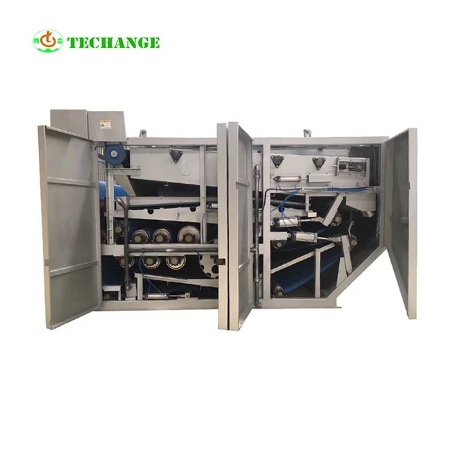 chinese manufacturer sludge dewatering belt filter press machine price