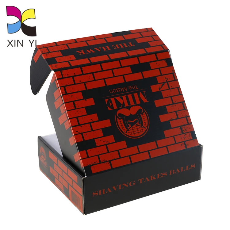 Поставщик услуги печати, оптовая продажа, длинная Гофрированная коробка из крафт-бумаги с принтом на заказ