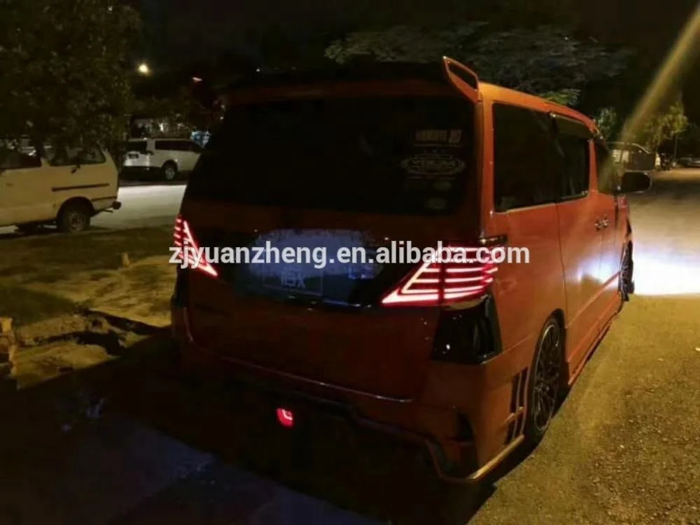 vland wholesales LED Vellfire 2007-2013 Generation 2th Tail Lamps  Rear Sequential Indicartor Running Signal Light Alphard