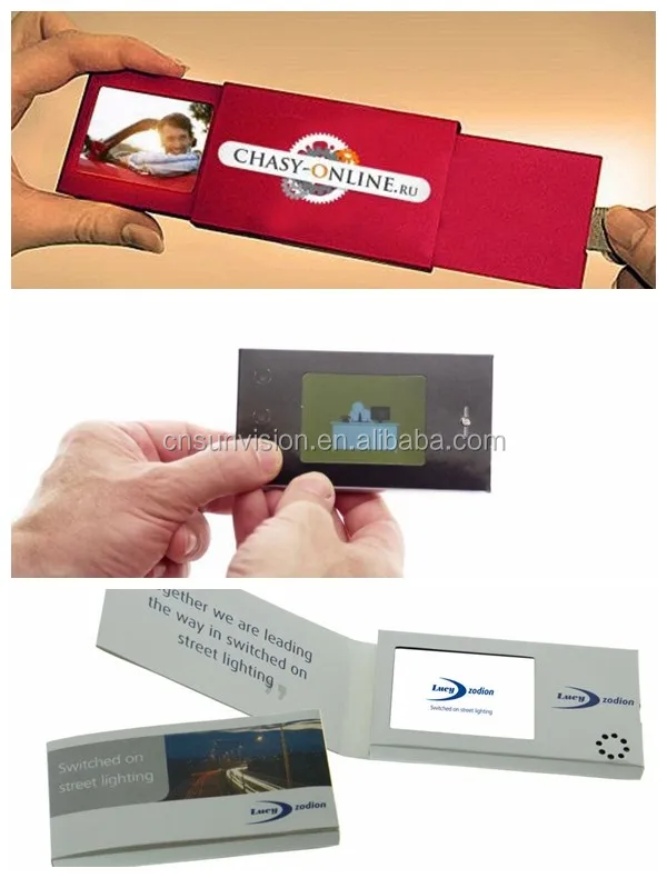 small screen mini pocket Compact and Versatile Mini Video Screens for Business Name Cards, Wedding Invitations, and Music Cards