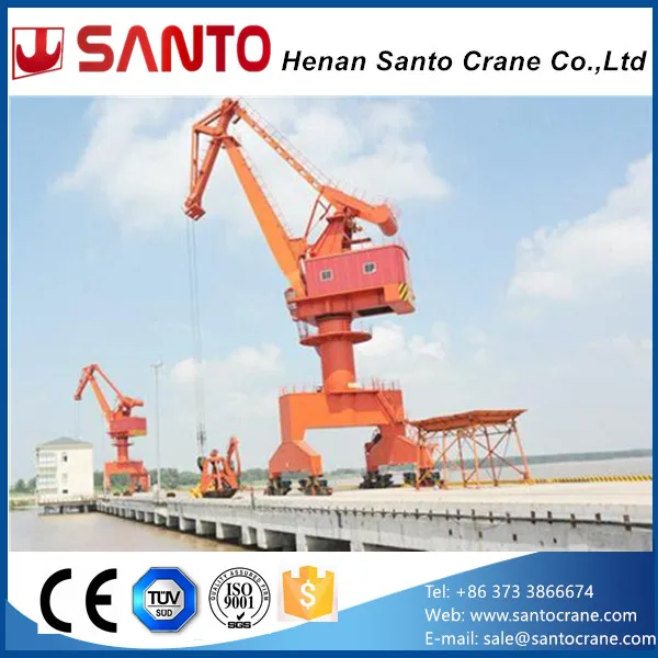 Made In China Quayside GQ Harbour Four Link Portal Crane 40Ton