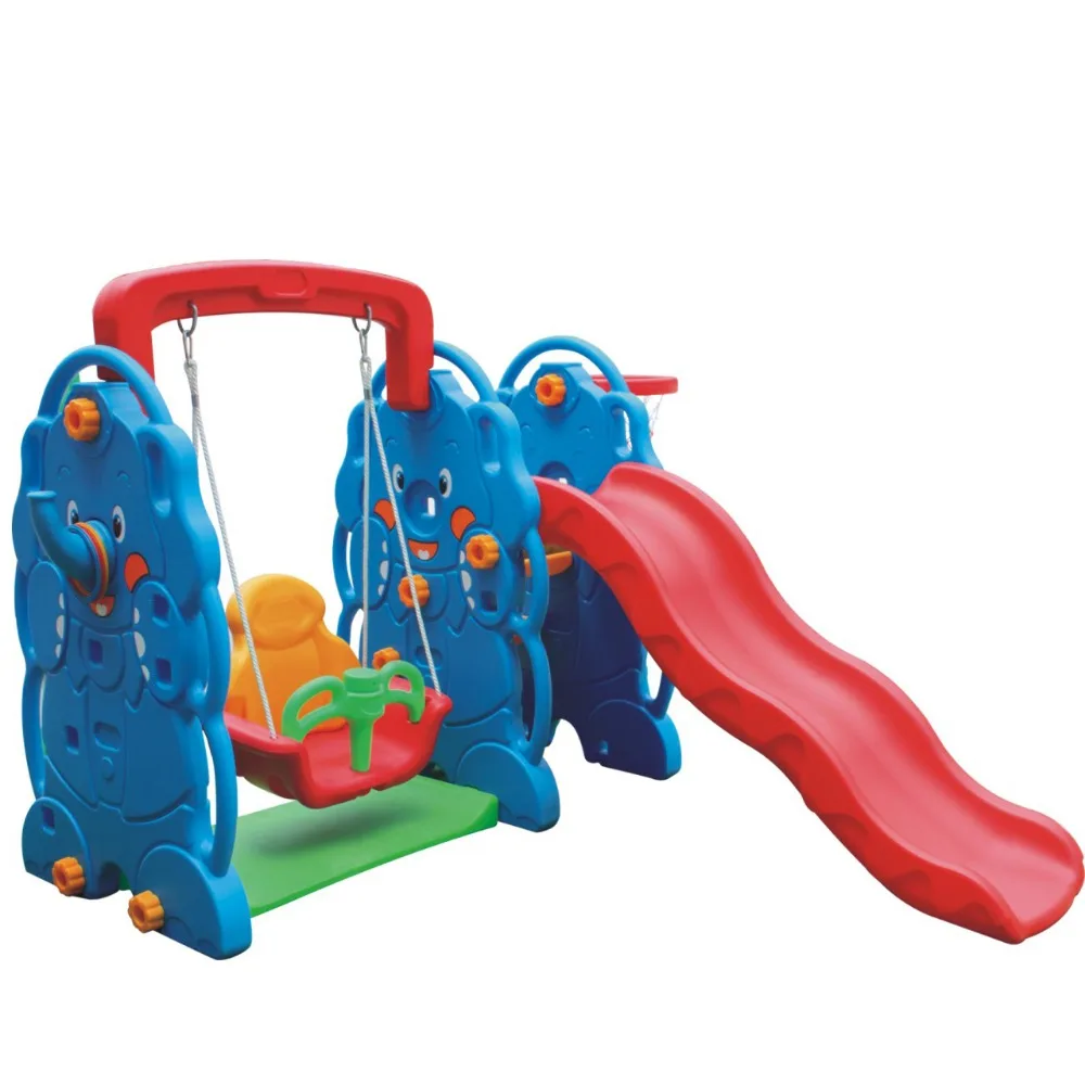 Plastic home school play durable children swing garden