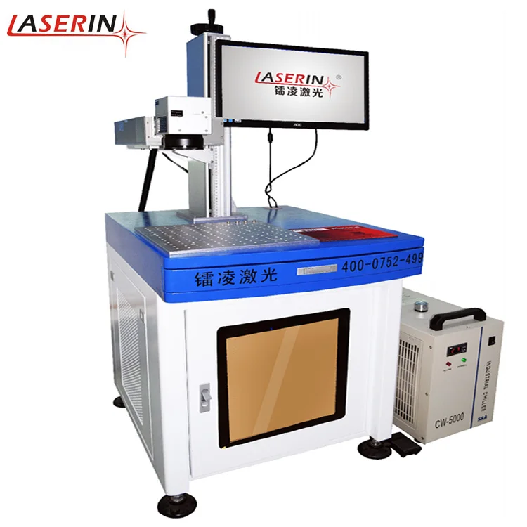 
High precision ceramic/crystal/PCB/plastic 355nm UV laser marking machine 3/5W 