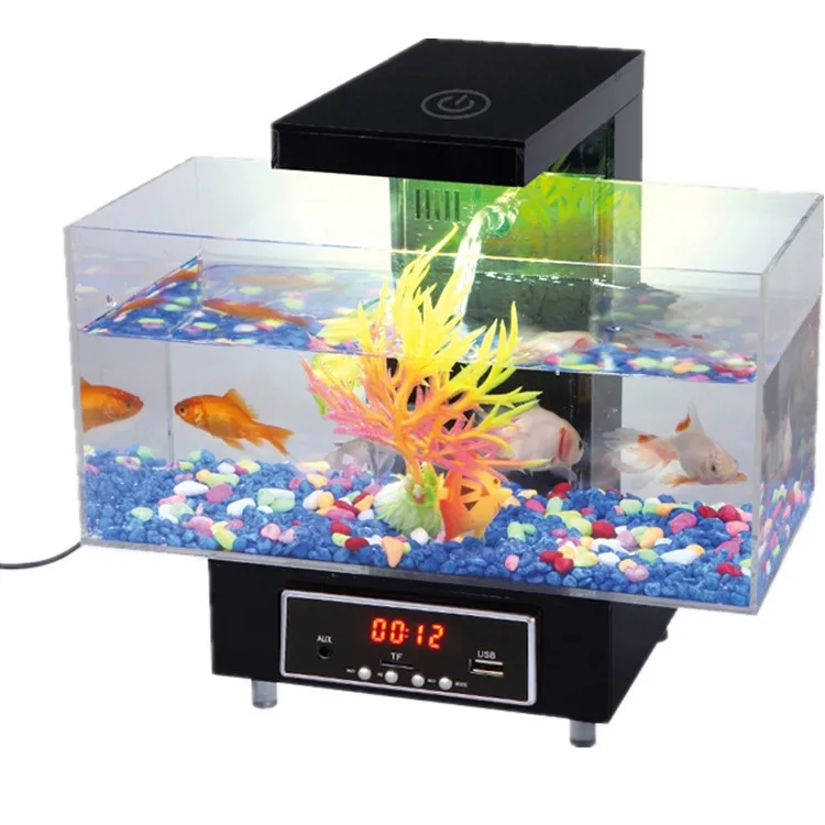 Mini Desktop USB Aquarium / mini fish tank / led Desktop Aquarium