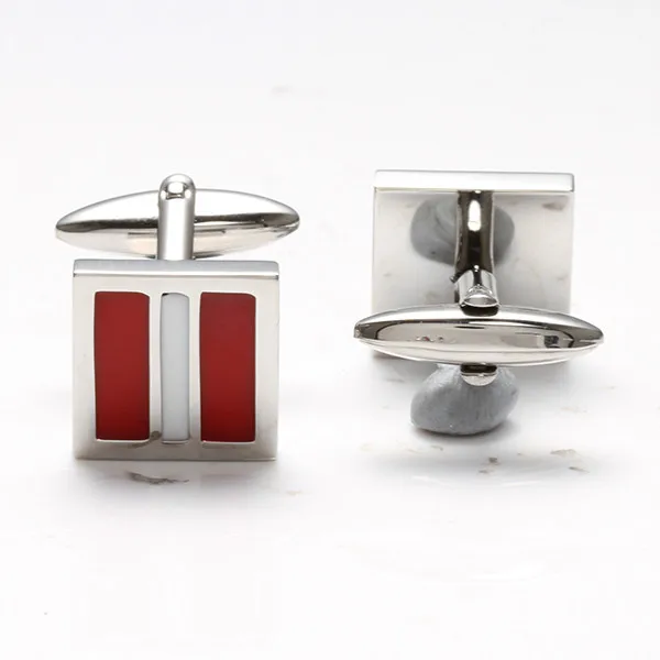 Набор мужских классических запонок и шпилек из нержавеющей стали 316 для смокинга