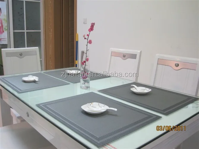 PVC placemat / dinner / table / plate mat